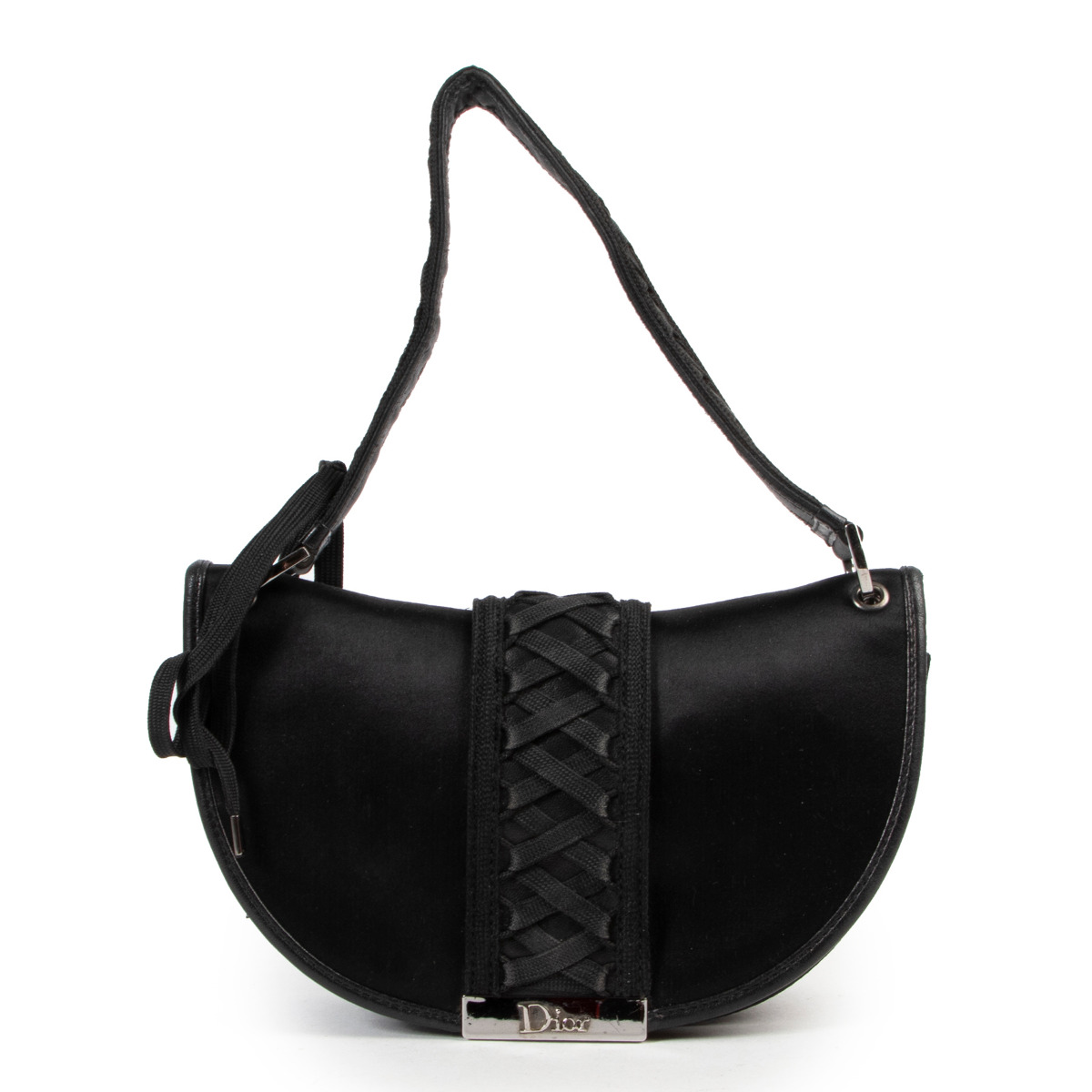 Black dior on sale shoulder bag