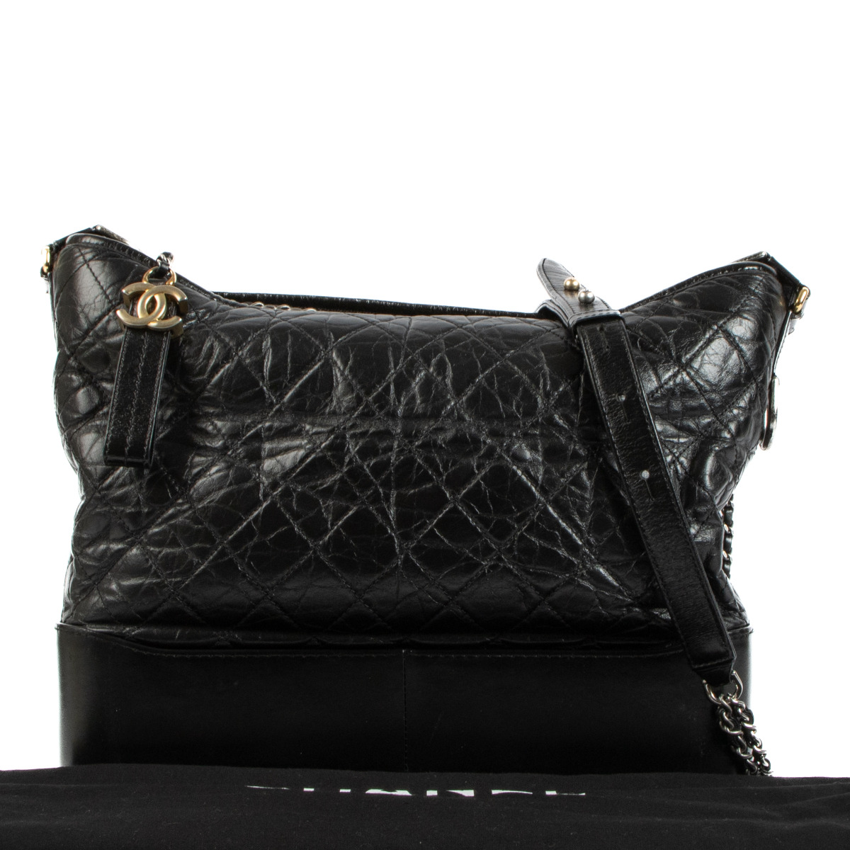 CHANEL   GABRIELLE   20ml × 3本 Chanel Gabrielle Hobo Bag Quilted Aged Calfskin Medium White