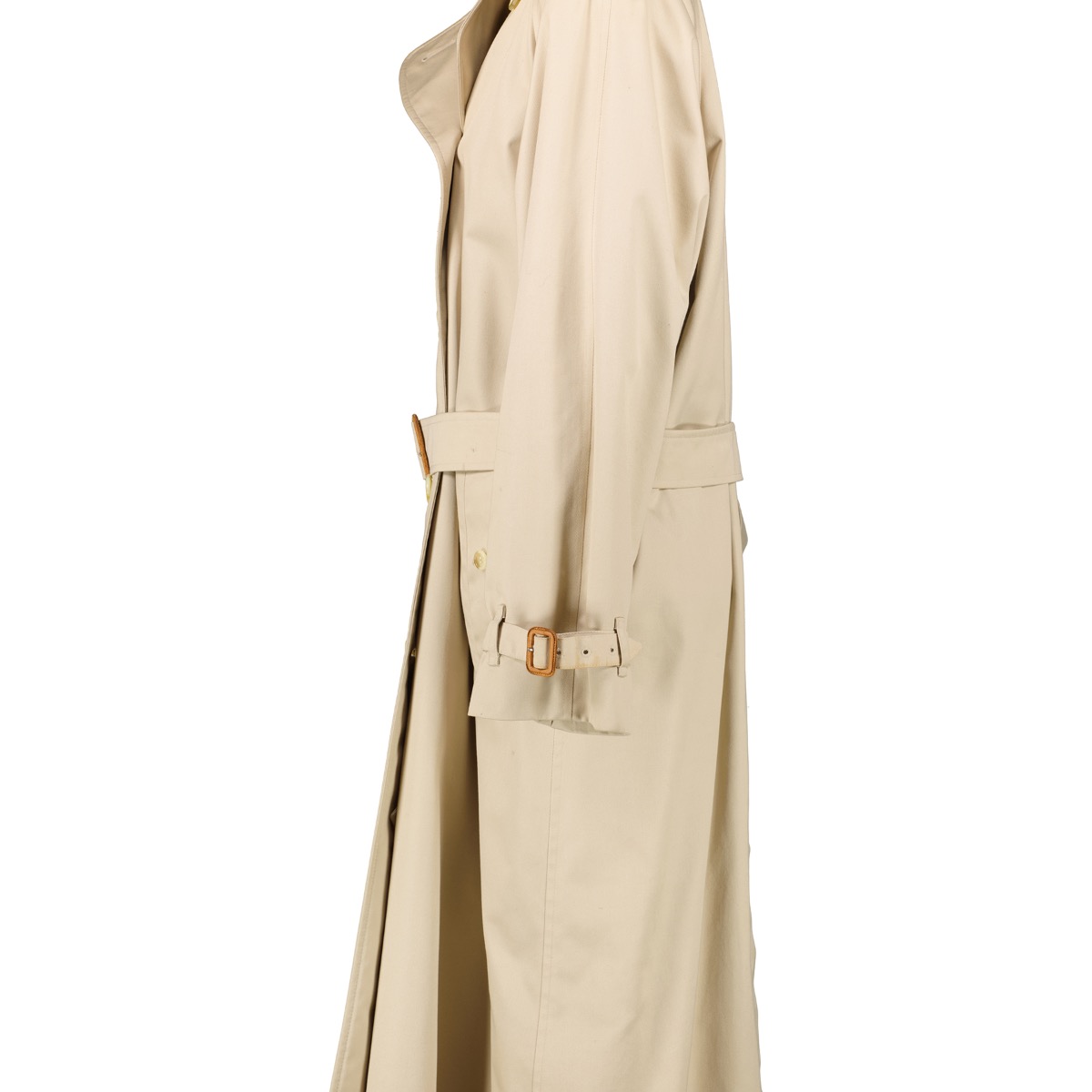 Burberry Beige Extra Long Trench Coat - Size 14 ○ Labellov