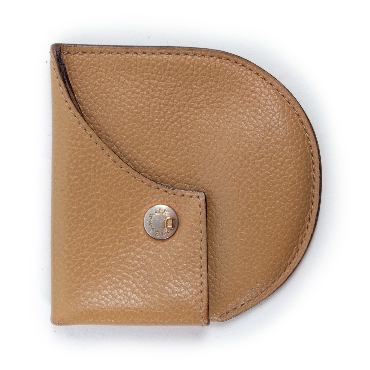 Delvaux Beige Coin Wallet Labellov Buy and Sell Authentic Luxury