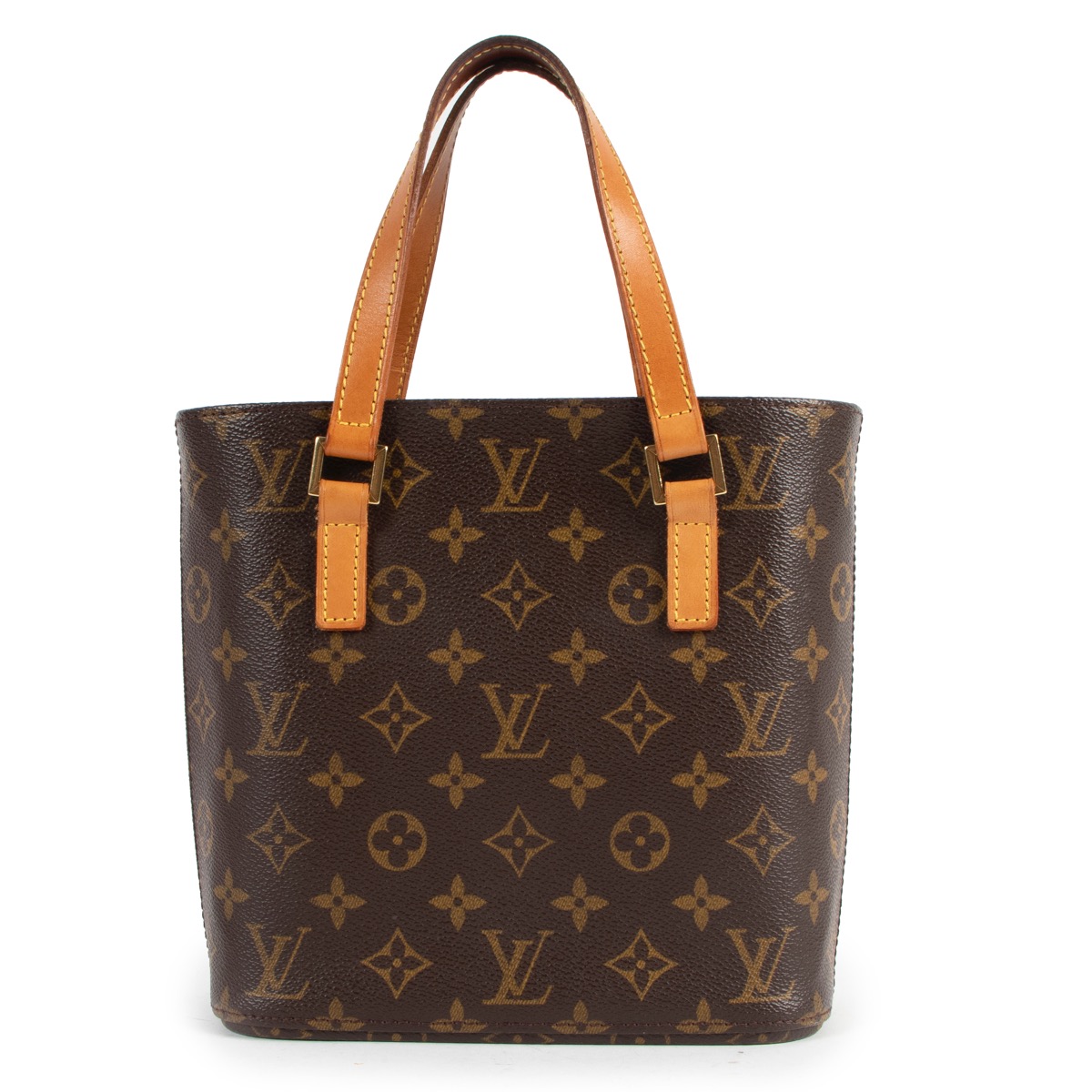 Louis Vuitton ブラウンレザートートバッグ Louis Vuitton Totally Monogram Canvas Brown Tote Bag – The Hosta