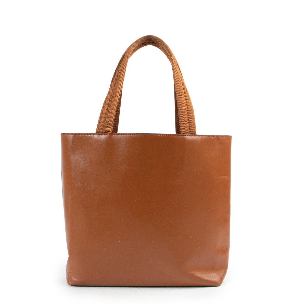 【関税込み】PRADA laser-cut leather large shopping bag ll01177_prada_brown_leather_to