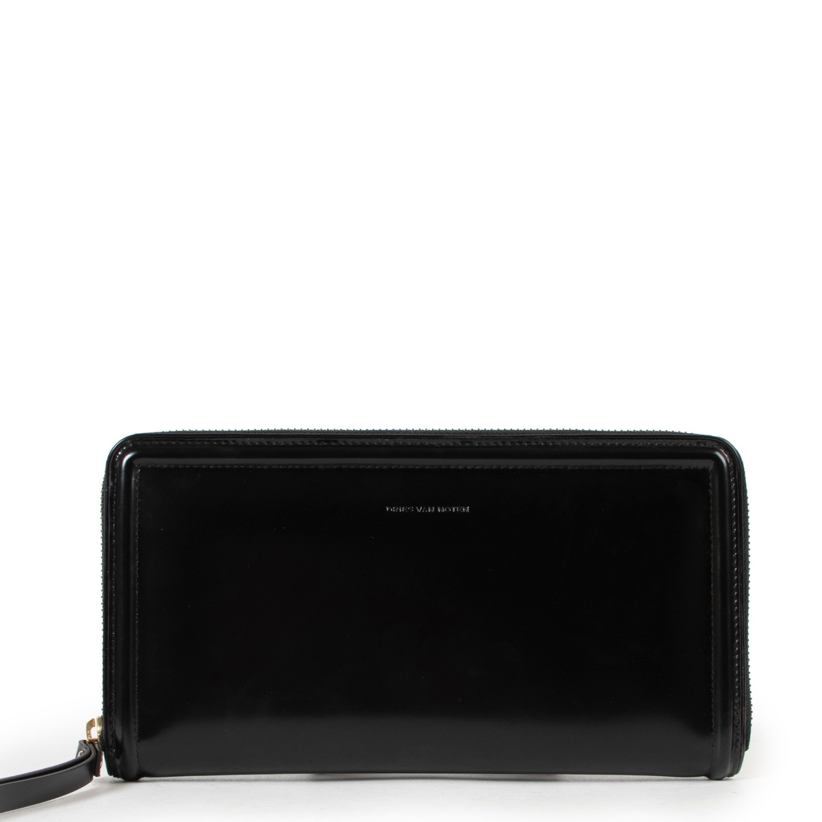 Dries Van Noten レザーウォレット　ブラック Dries Van Noten レザーウォレット - メルカリ
