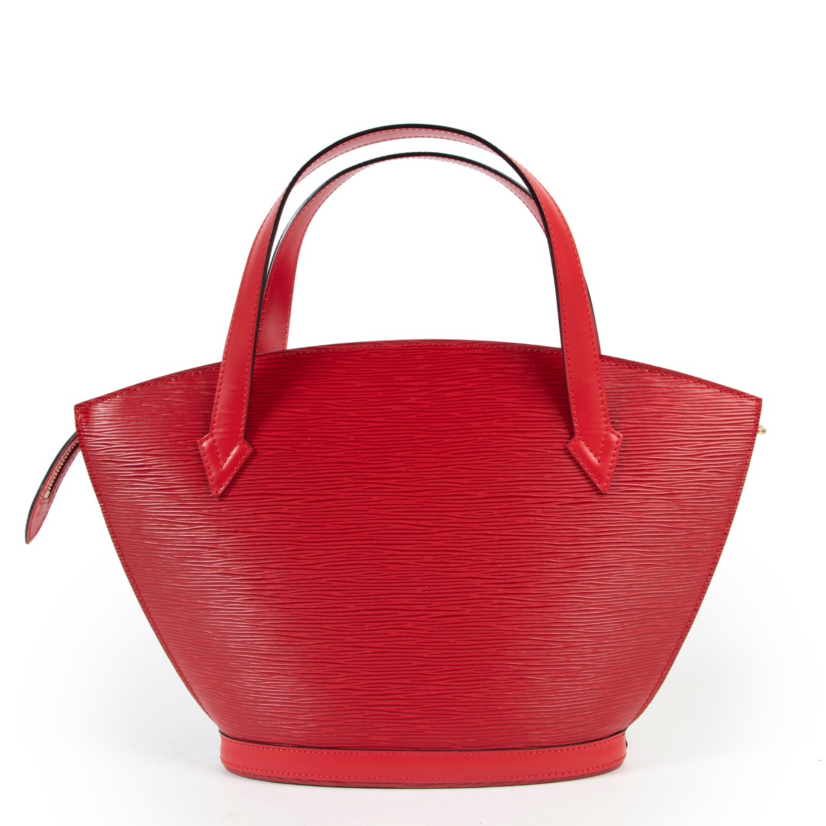 Louis Vuitton Red Epi Leather Saint Jacques Top Handle Bag