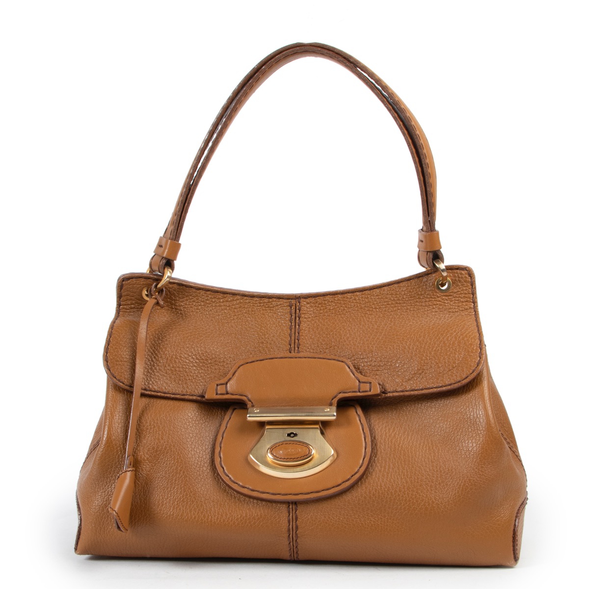 トートバッグ TOD'S FW25 Tod's Bags.. Camel (XBWEBRF0200 UBL502A) Tods Camel Leather Top Handle Bag ○ Labellov ○ Buy and