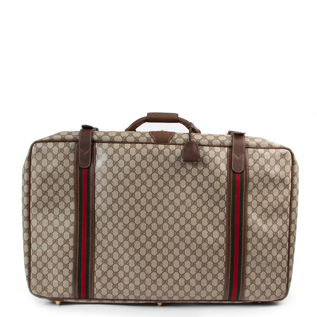 Gucci Monogram Travel Bag Labellov Buy and Sell Authentic Luxury