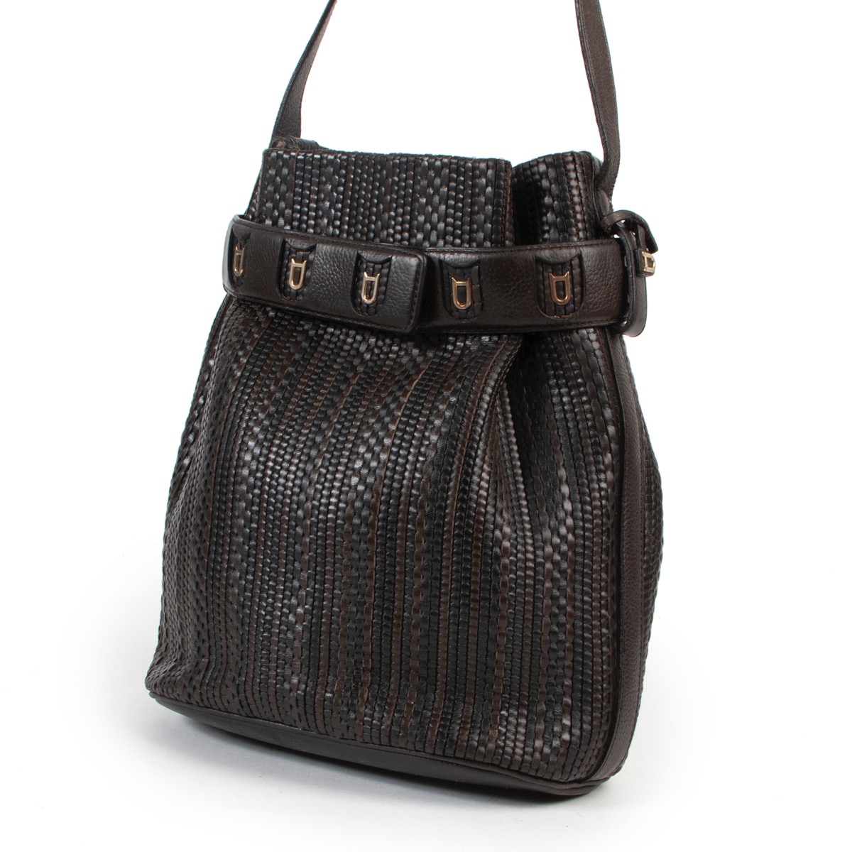 Delvaux bucket bag clearance
