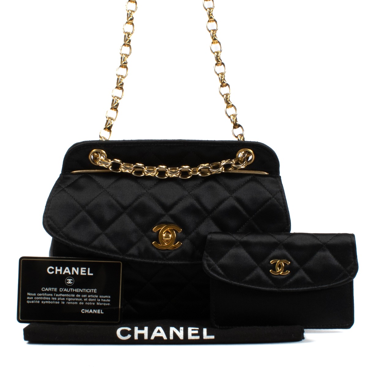 CHANEL ブラック キルティングバッグ Chanel Pre-Owned キルティング ショルダーバッグ 通販 Chanel