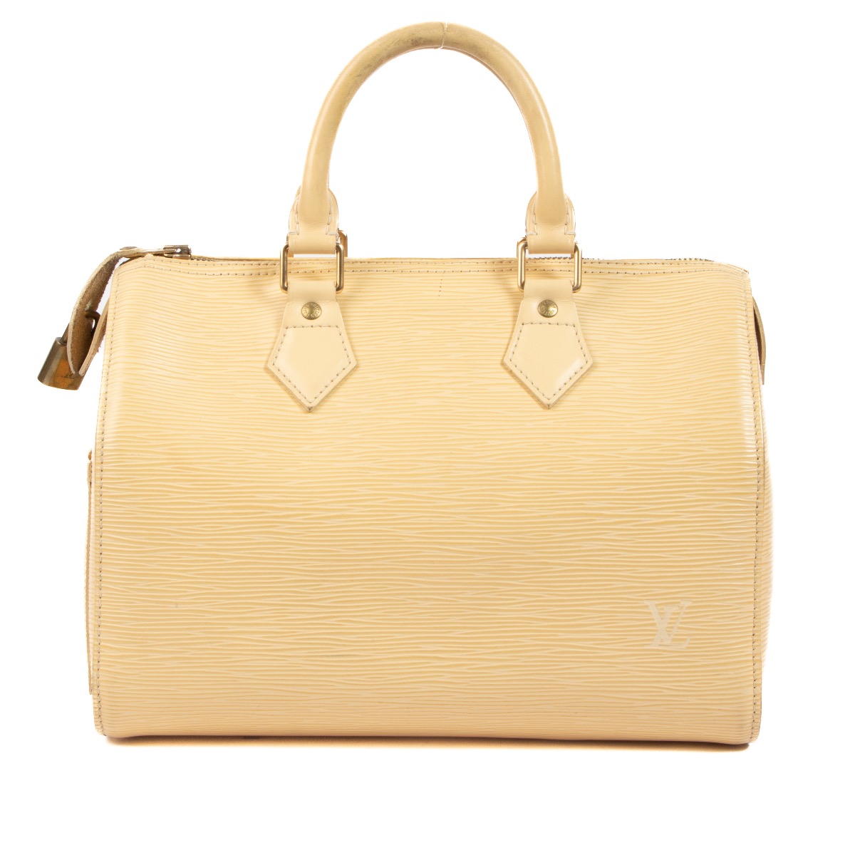 Louis Vuitton Speedy 25 Vanilla Beige Top Handle ○ Labellov ○ Buy and Sell  Authentic Luxury