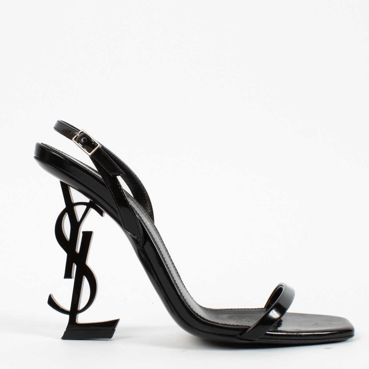 【送関込】Saint Laurent☆サンローラン Opyum sandals Saint Laurent Black Opyum Sandals - Size 36 ○ Labellov