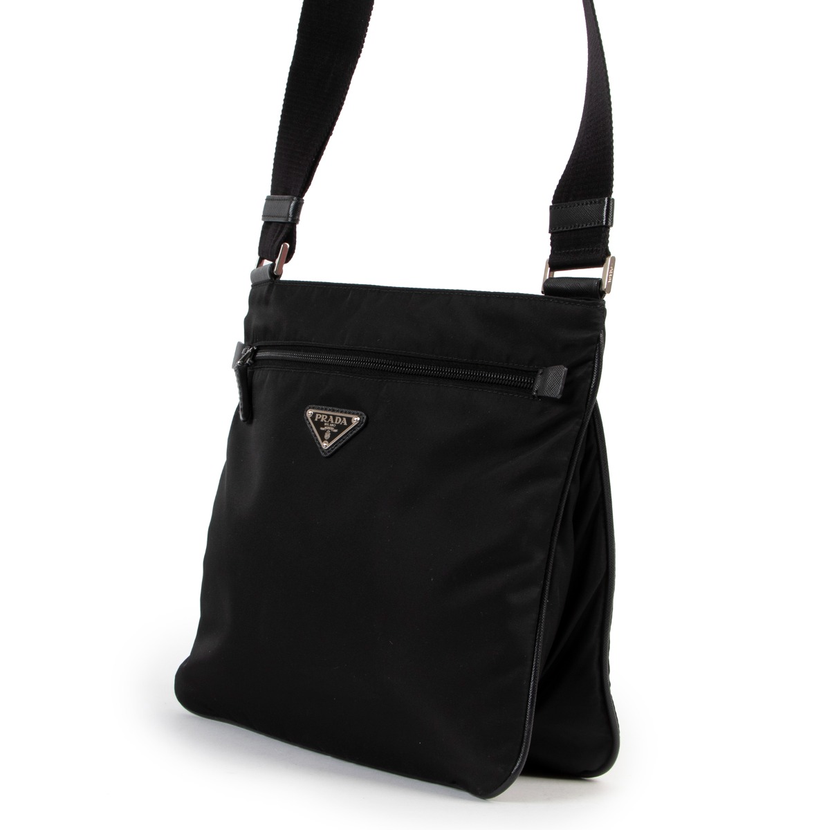 最終セール 男女兼用 NYLONshoulder PRADAnoveltybag Prada Black nylon shoulder bag - Black - Women