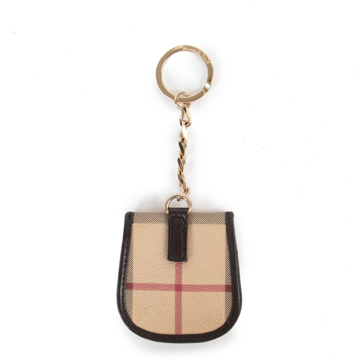 Burberry Monogram Key Chain Pouch ○ Labellov ○ Buy and