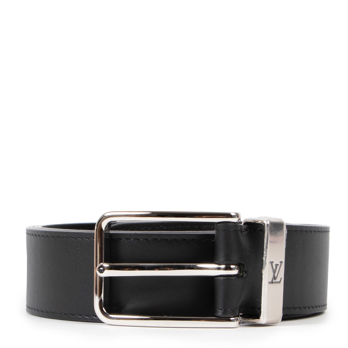 Louis Vuitton Black Belt ○ Labellov ○ Buy and Sell