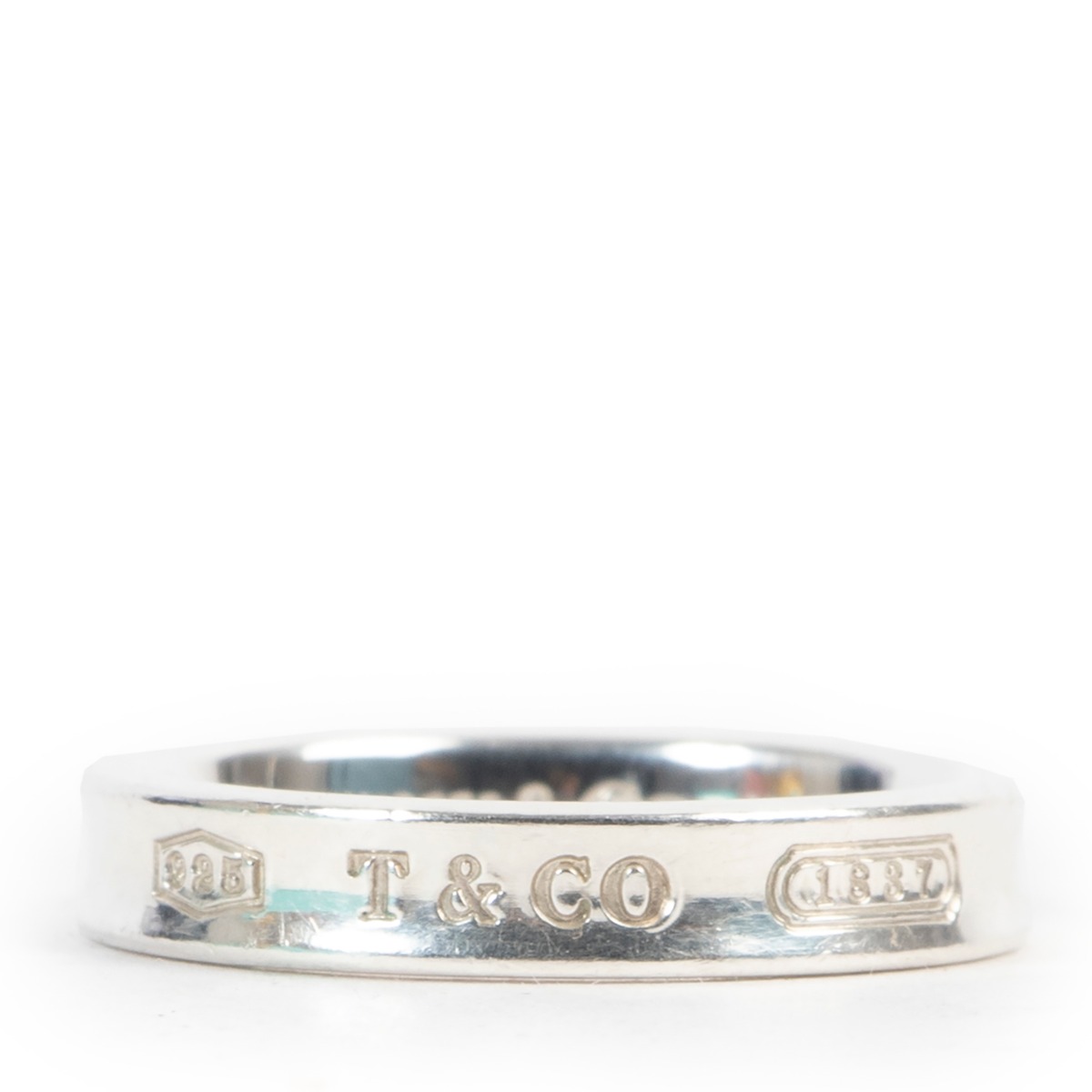 Tiffany Co. 1837 Ring in Silver Narrow Labellov Buy and