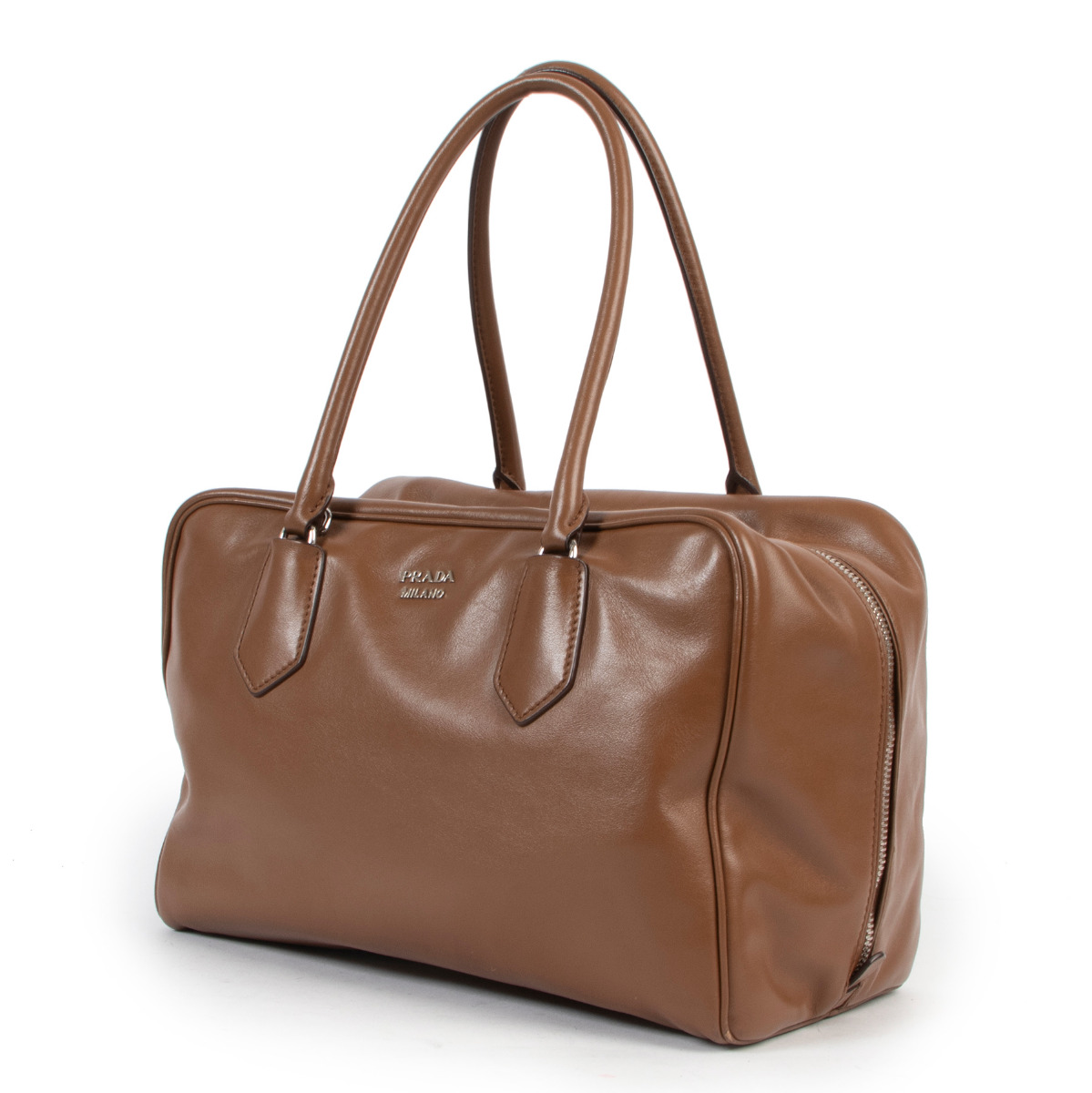 バッグ PRADA SILVER BOWLING SHOULDER HAND BAG s-l1200.jpg