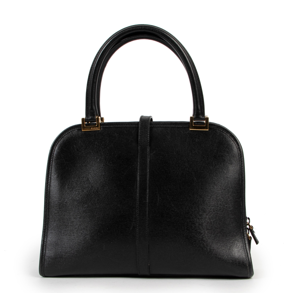 Gucci Black Leather Jackie Tote Bag ○ Labellov ○ Buy and