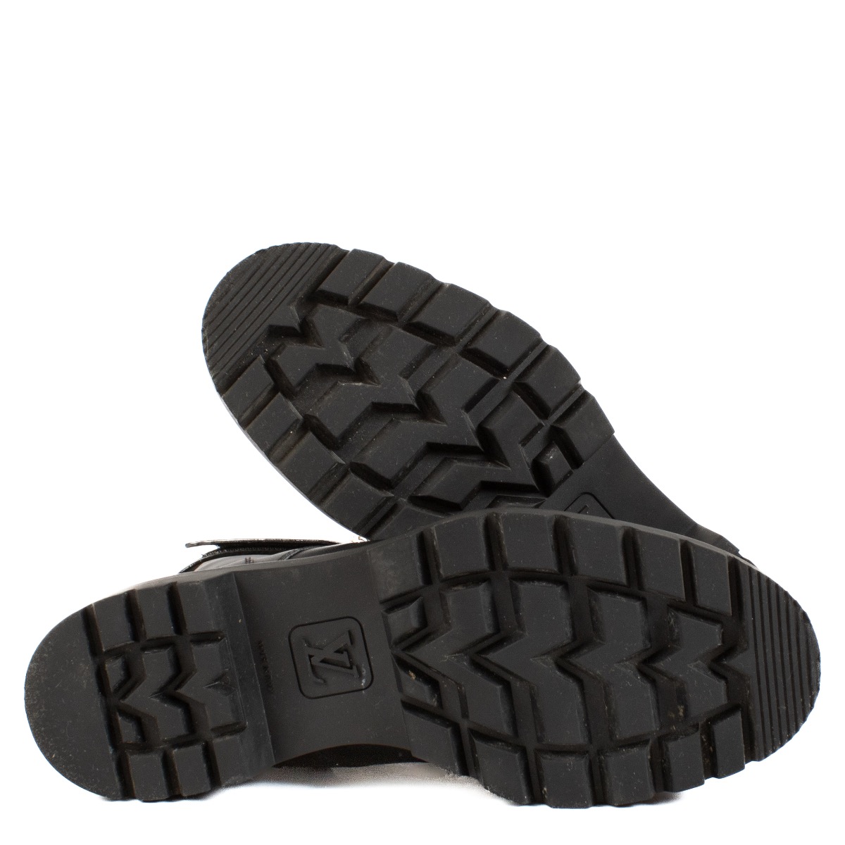 Louis Vuitton Black Leather Territory Flat Ranger size 41