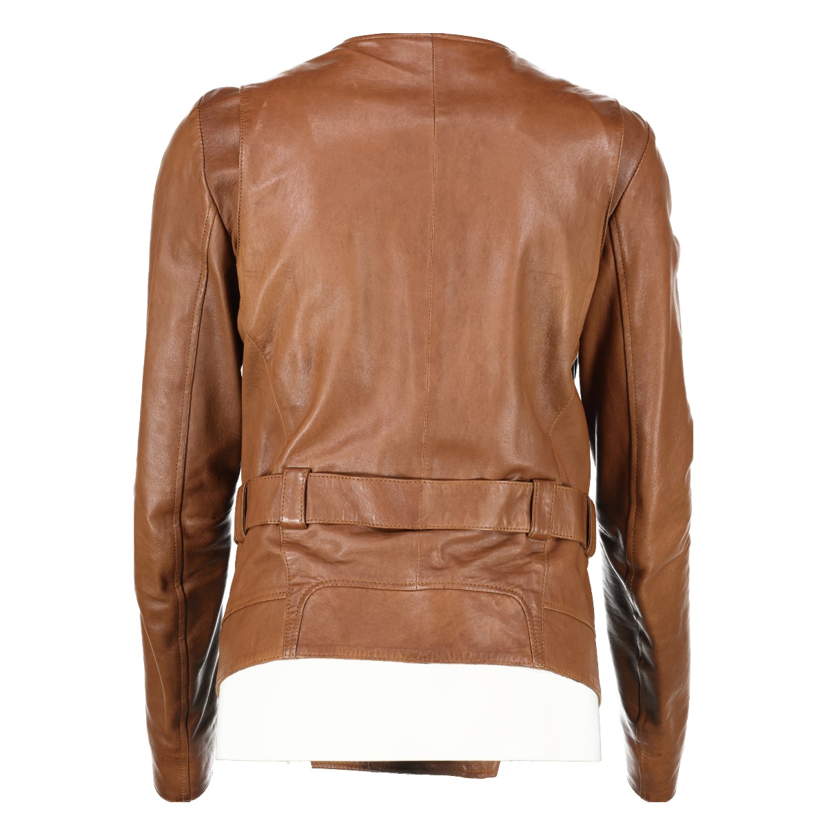 Balenciaga  Jackets  Coats  209 Balenciaga Moto Jacket In Cognac Sz 38   Poshmark