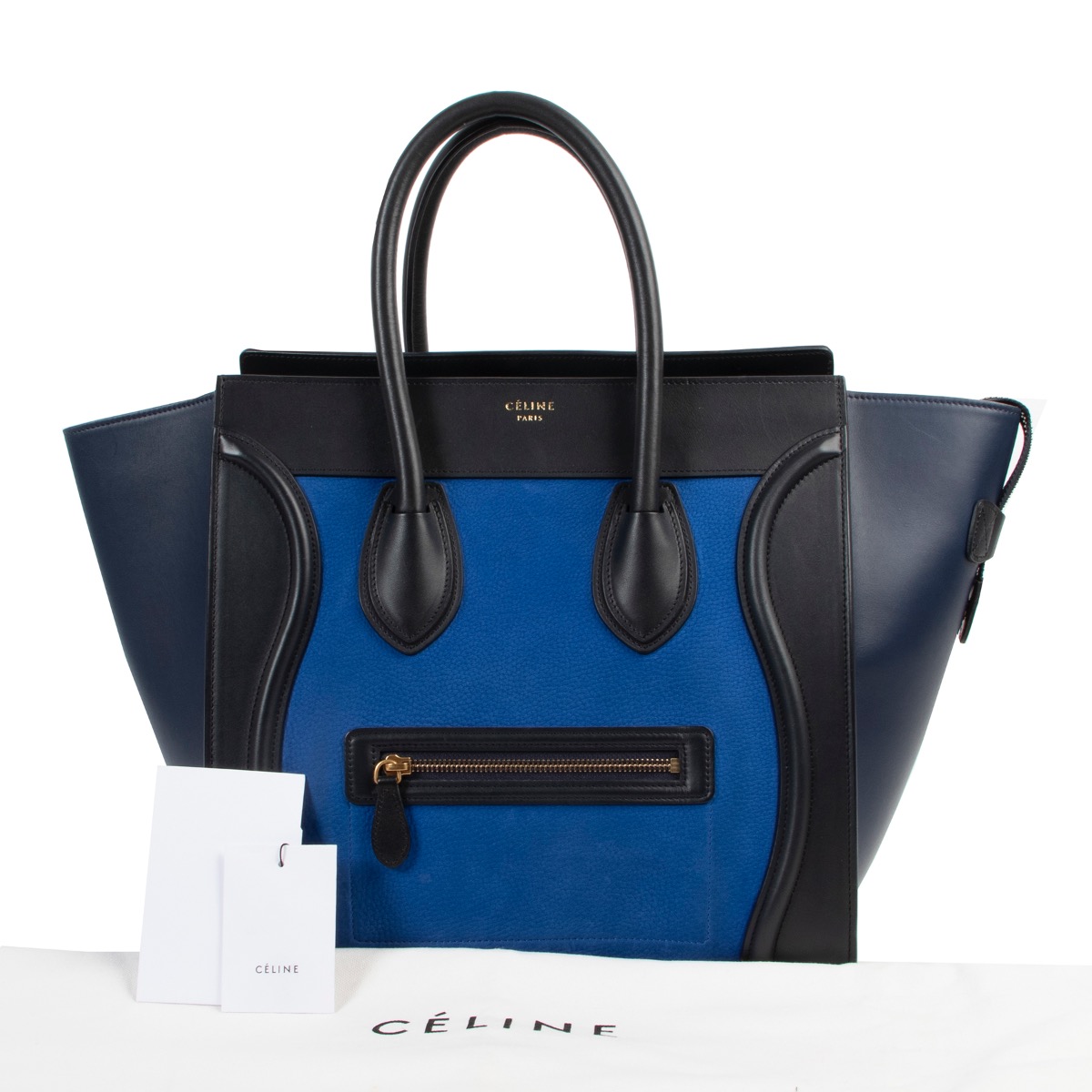 Celine luggage tote sale black