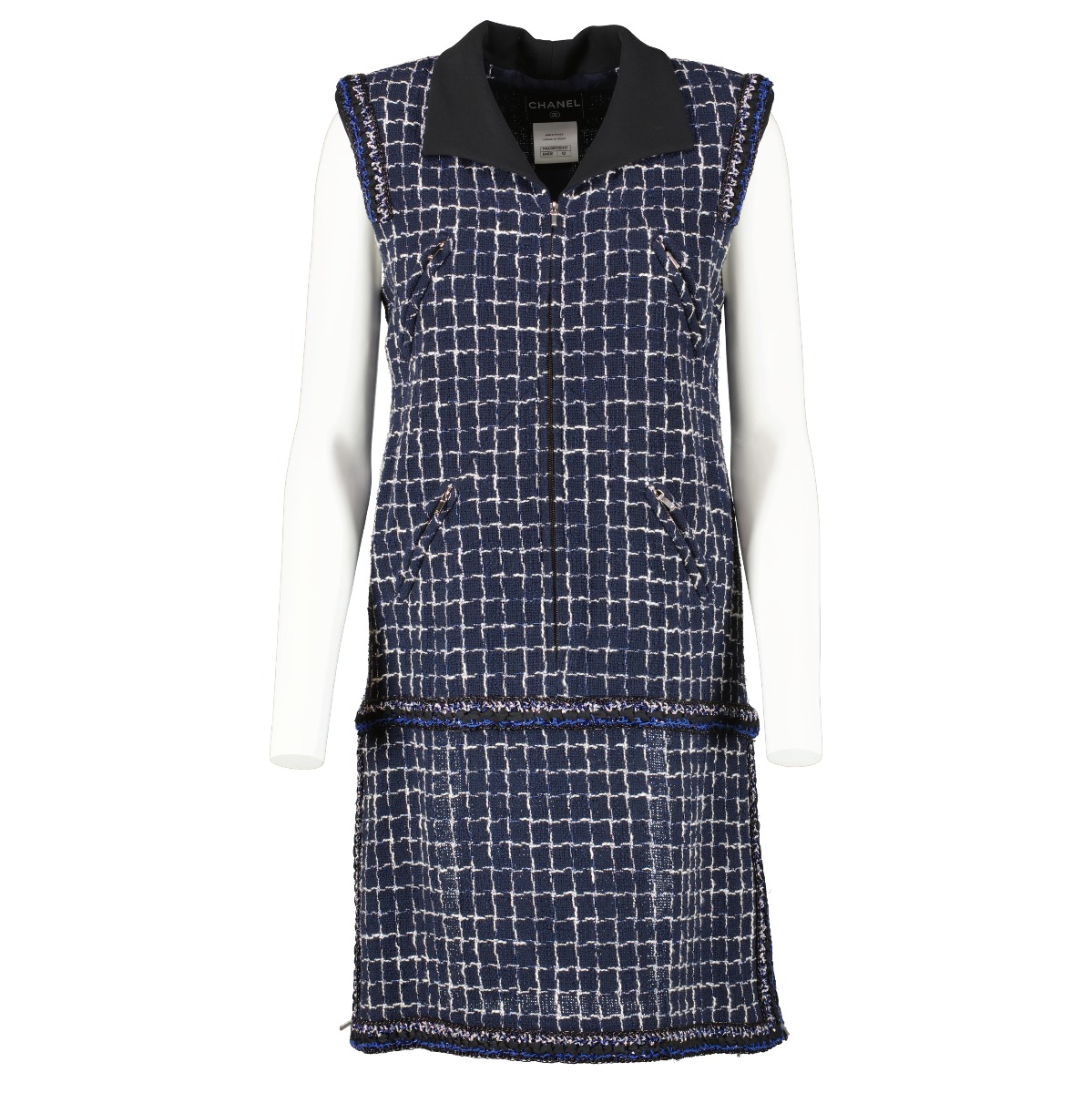 SUMMER　TWEED　DRESS　Mサイズ Mini tweed dress Yellow / Orange For Women | Maje