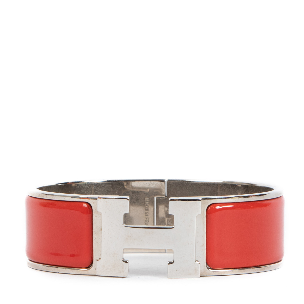 Herm s Red Clic Clac H Bracelet Labellov Buy and Sell