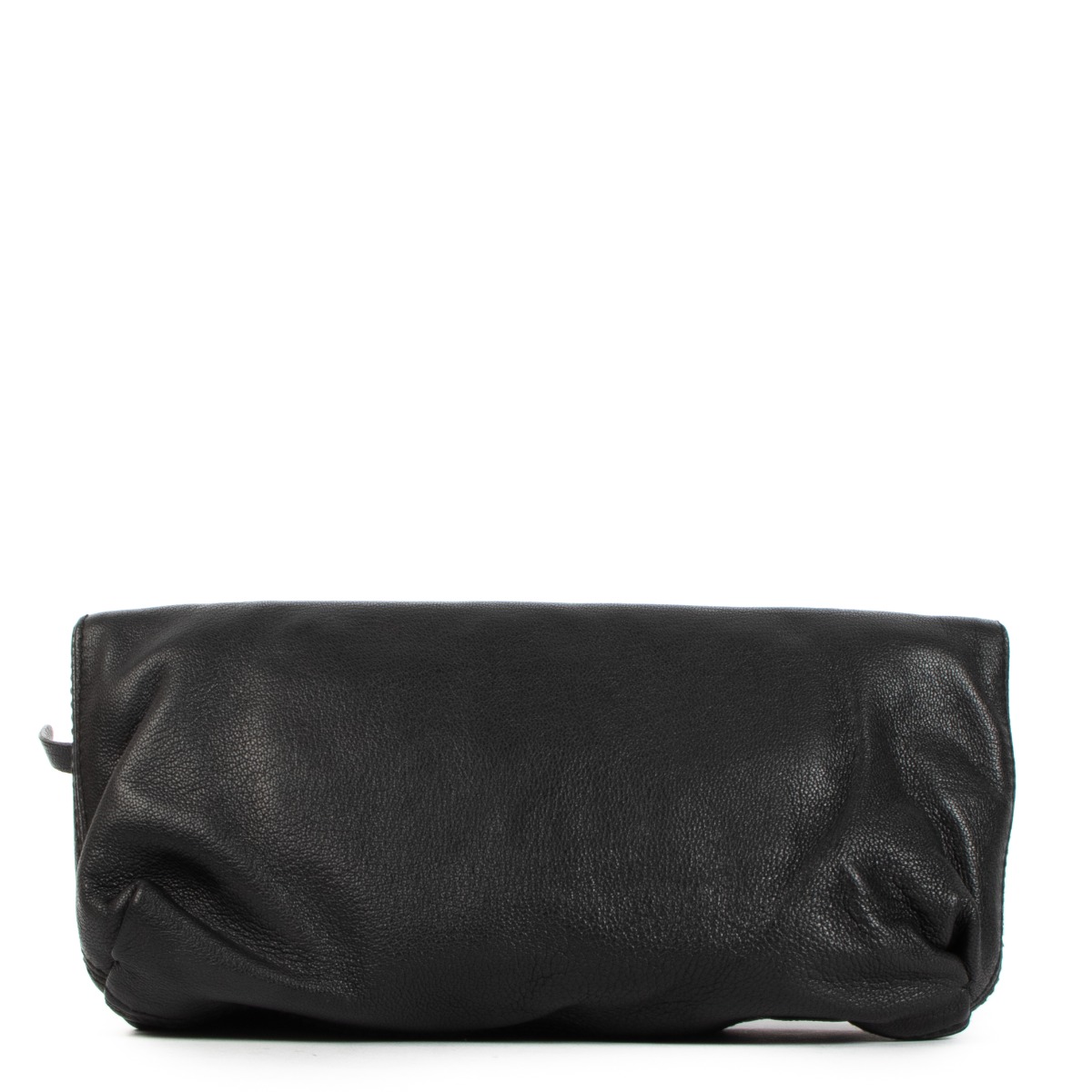 lanvin logo clutch