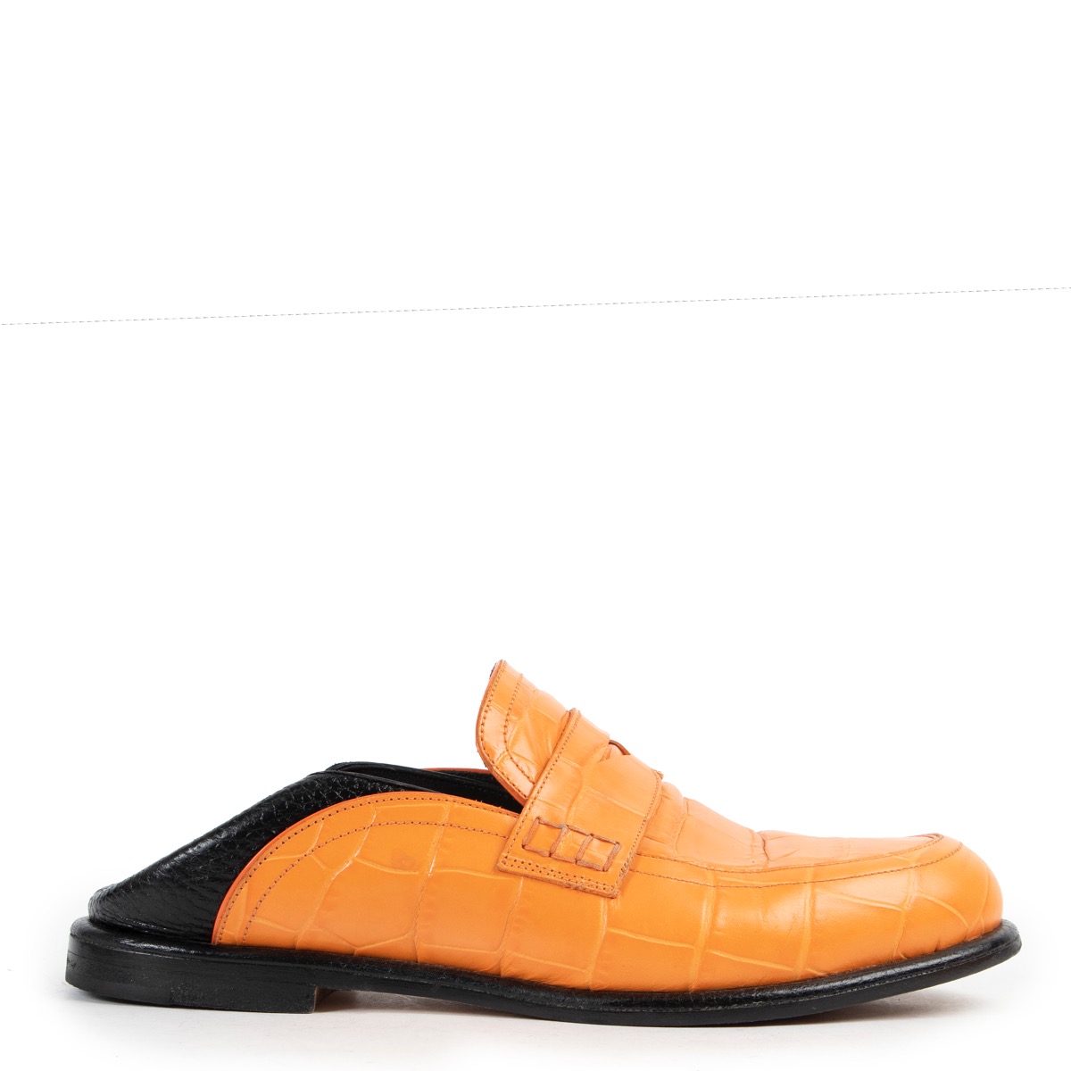 Loewe Orange Slide in Loafers Size 38 Labellov Buy and