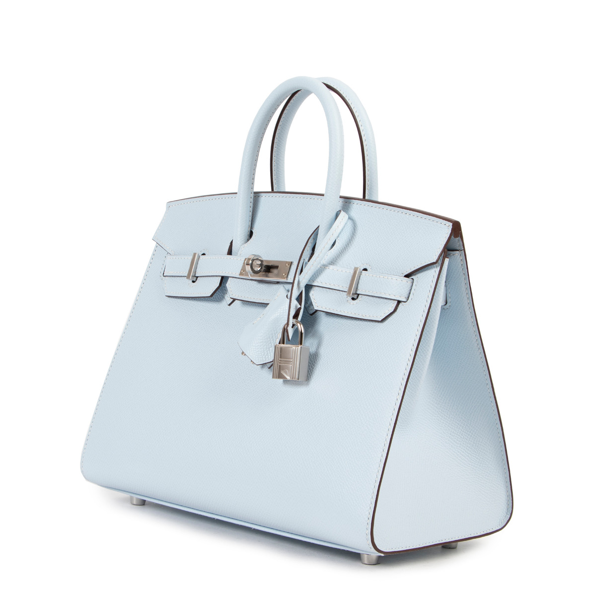 Hermès Kelly 25 Etain Epsom PHW ○ Labellov ○ Buy and Sell