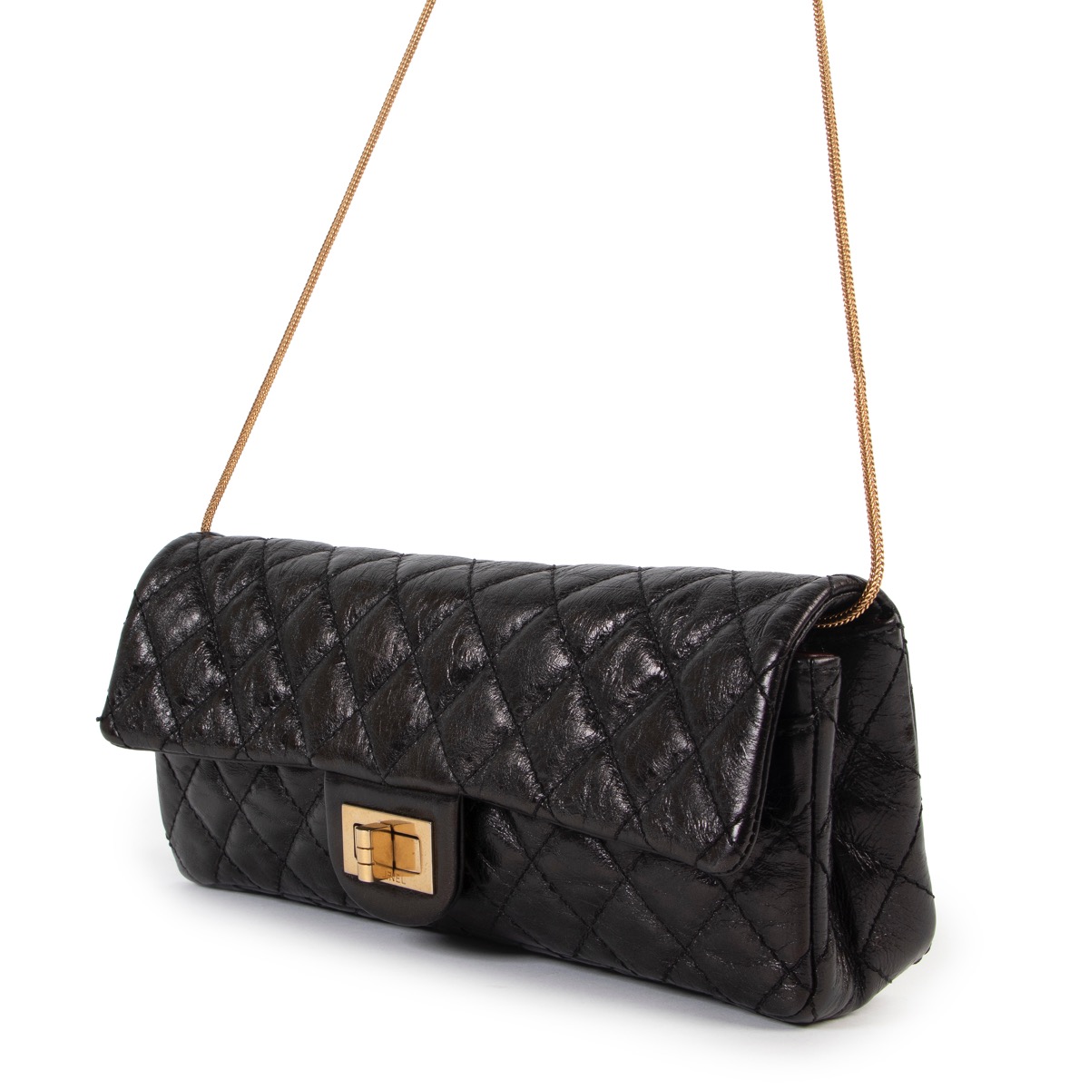 Chanel Black Patent Leather Mini Vanity Crossbody Bag ○ Labellov ○ Buy and  Sell Authentic Luxury