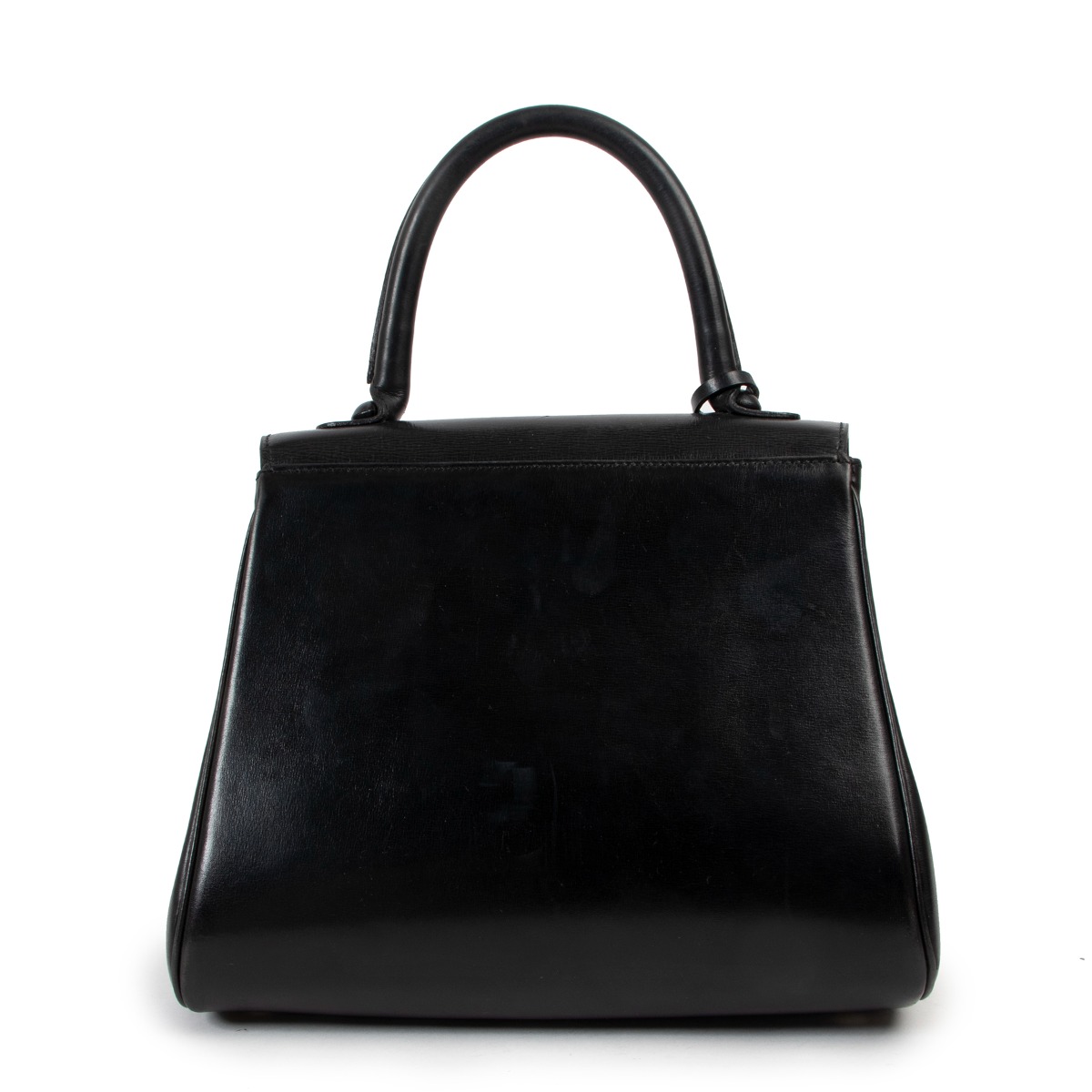 【関税込】DELVAUX★Brillant mini handbag box calf black Brillant Handbag