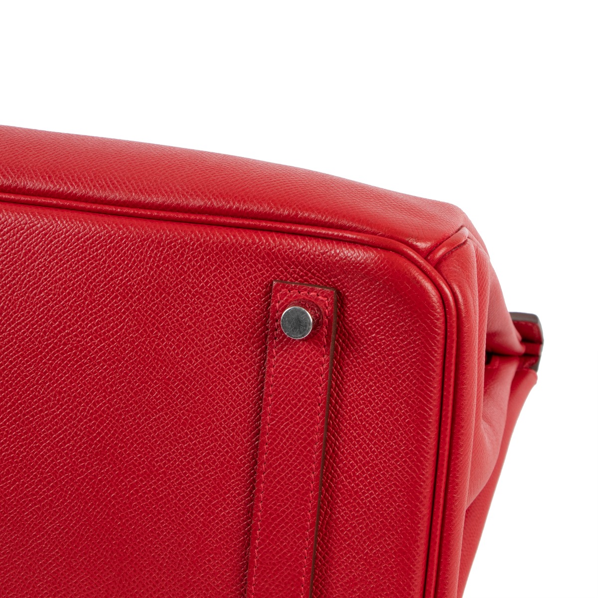 Hermes Birkin 35 Rouge Casaque Epsom Palladium Hardware #O - Vendome Monte  Carlo