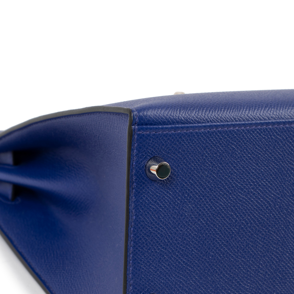 Hermès - Hermès Kelly 32 Epsom Leather Handbag-Bleu Electrique Gold Hardware