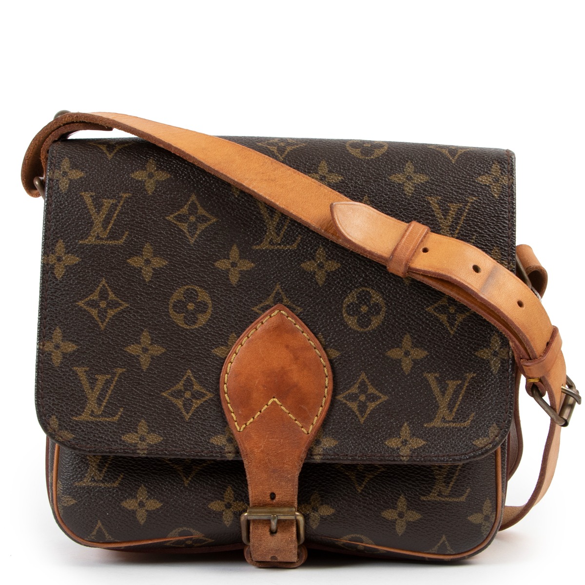 Authentic LOUIS VUITTON Cartouchiere MM LV Shoulder Bag M51253 Monogram  #W412125