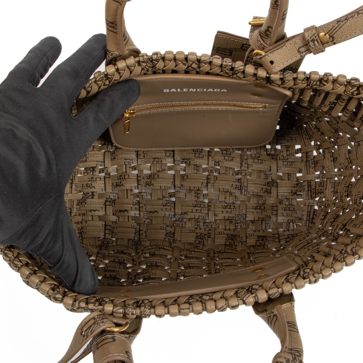 Basket balenciaga sales beige