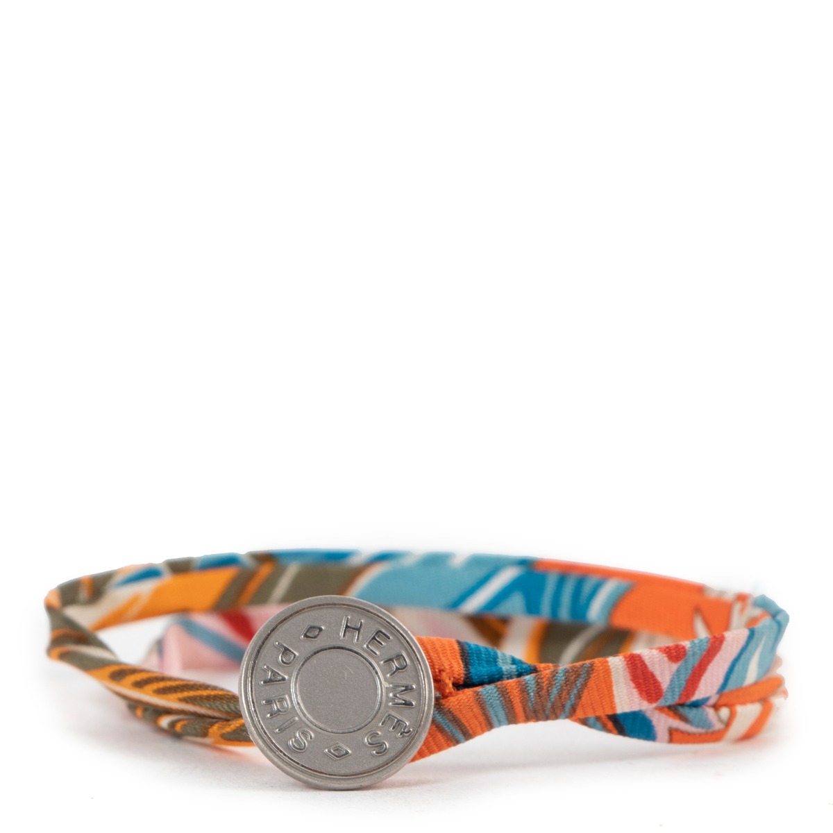 Herm s Petit H Twilly Silk Bracelet Labellov Buy and Sell