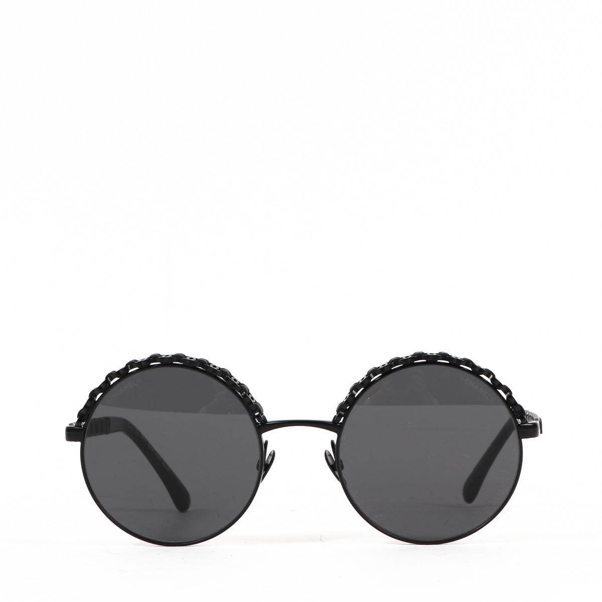 Chanel 4265 Black Round Sunglasses Labellov Buy and Sell