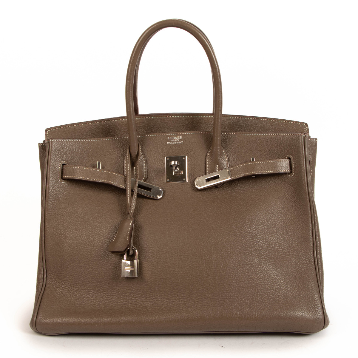 Hermès Birkin 35 Togo Etoupe PHW ○ Labellov ○ Buy and Sell