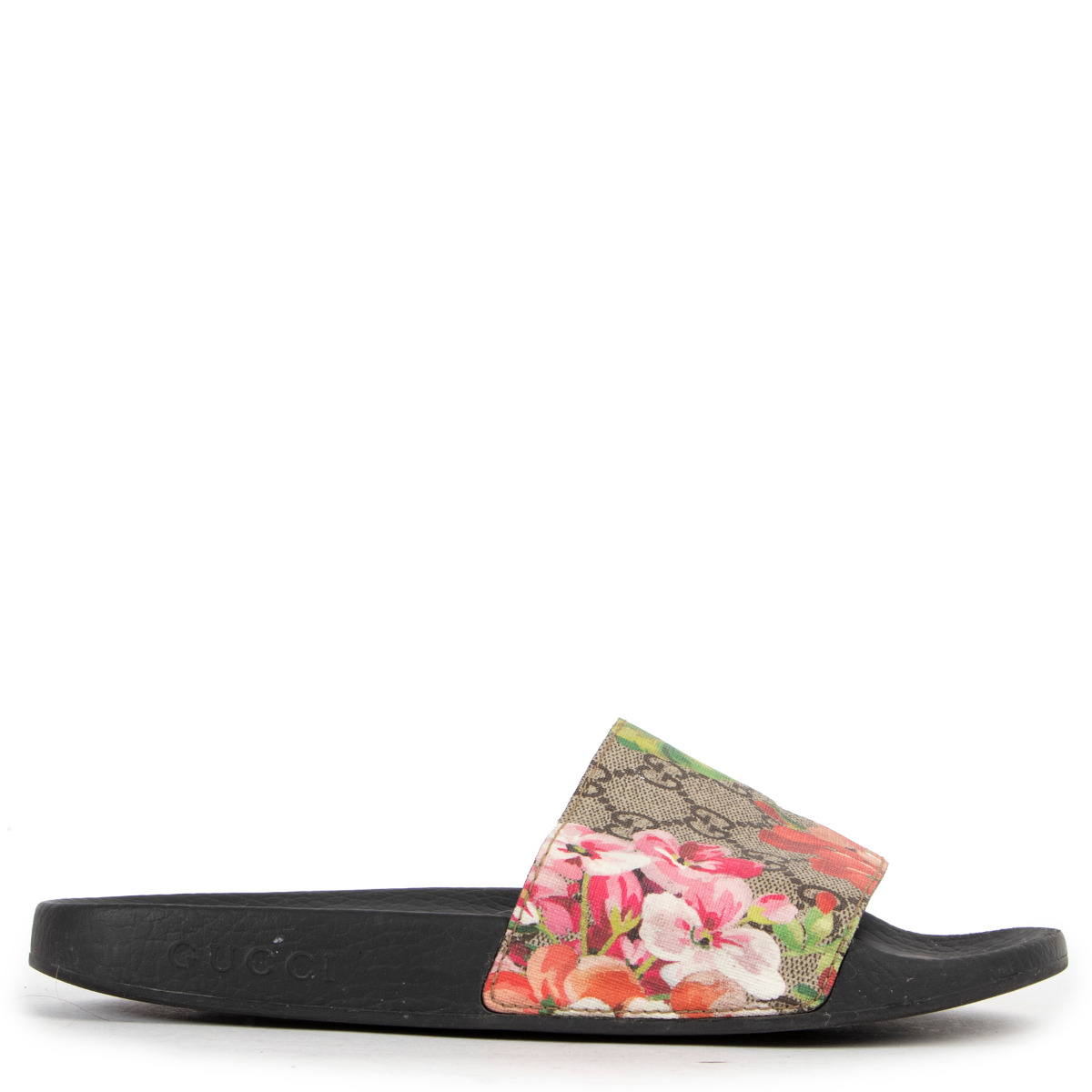 Gucci gg blooms shop supreme slide sandals women