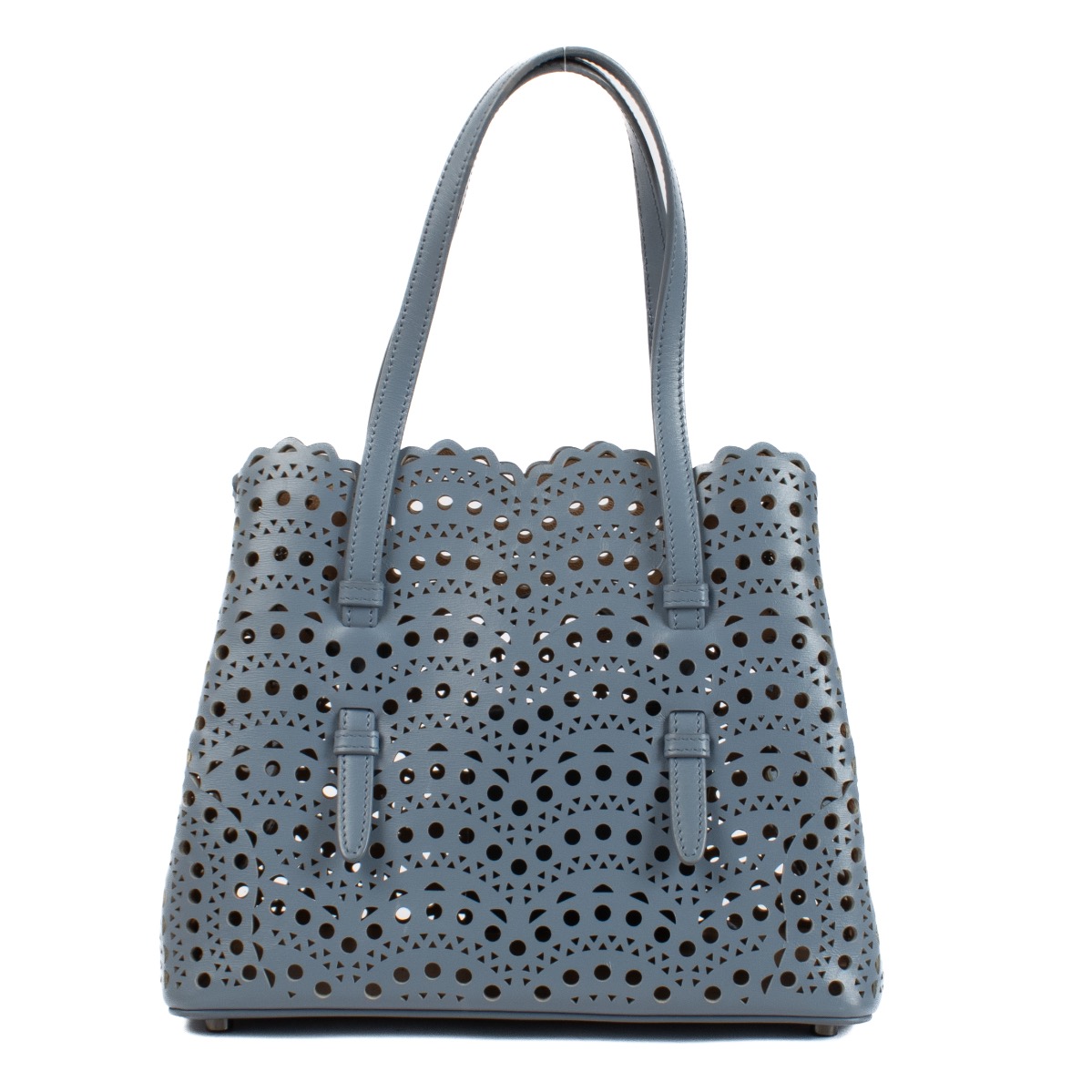VIP価格.ALAIA MINA 16 ショルダーバッグ 関税送料込み ll02269_al_a_blue_perforated_t