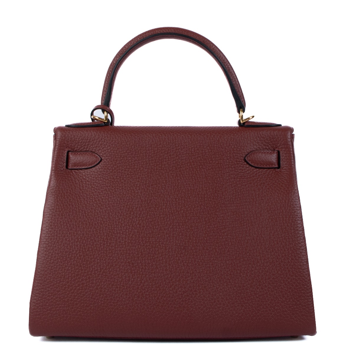 Hermès Kelly 28 Rouge H Taurillon Clemence GHW ○ Labellov