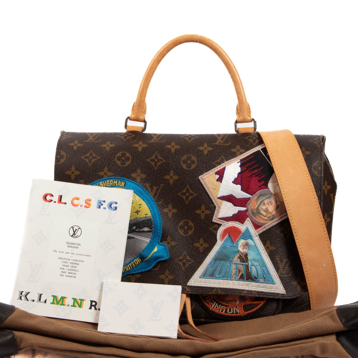 Cindy Sherman x Louis Vuitton Iconoclasts Collection Monogram Canvas Messenger