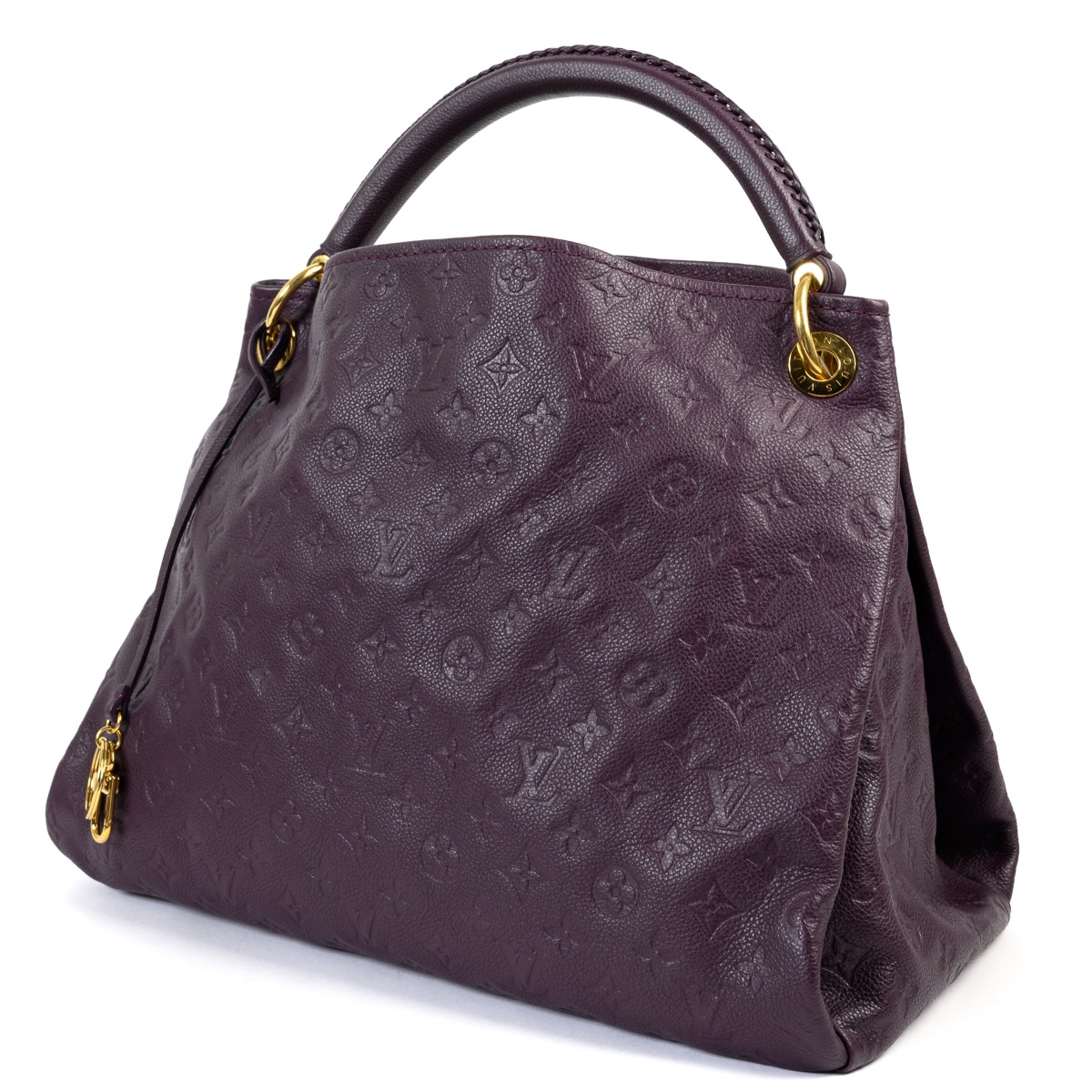 Louis Vuitton Purple Monogram Empreinte Leather MM Artsy Shoulder Bag ○  Labellov ○ Buy and Sell Authentic Luxury