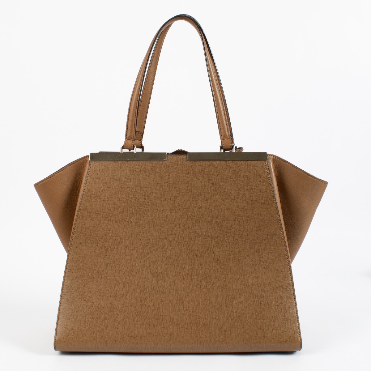 ◎美品◎ FENDI フェンディ　レザー　革　スエード　手袋　ダークブラウン 中古・古着通販】FENDI (フェンディ) レザーハンドバッグ