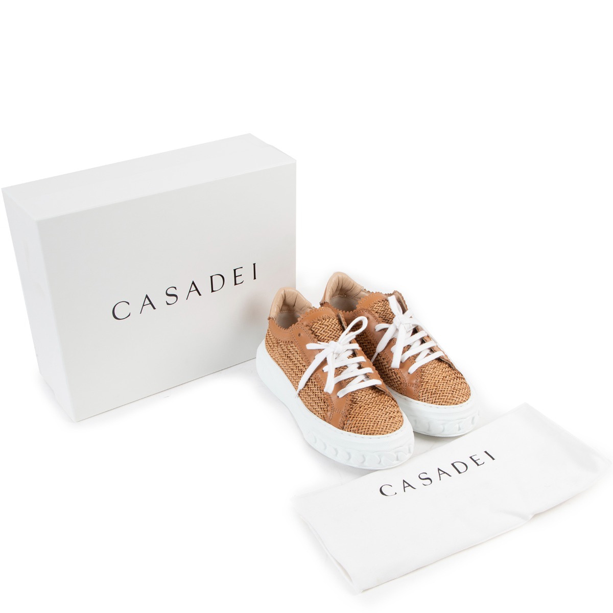 Casadei Natural Off-Road Twiga Sneakers - Size 37,5