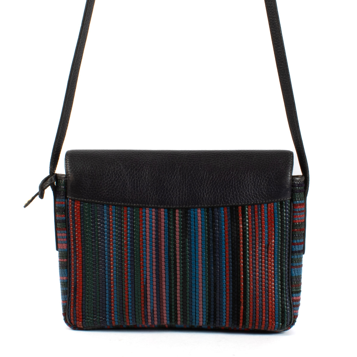 Delvaux Black Poirier Crossbody Bag ○ Labellov ○ Buy and