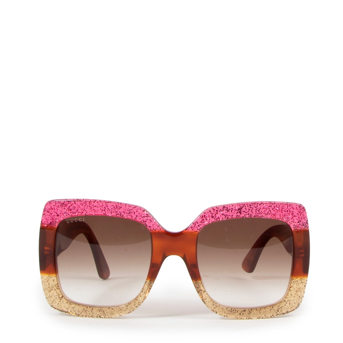 Gucci oversized glitter sunglasses cheap