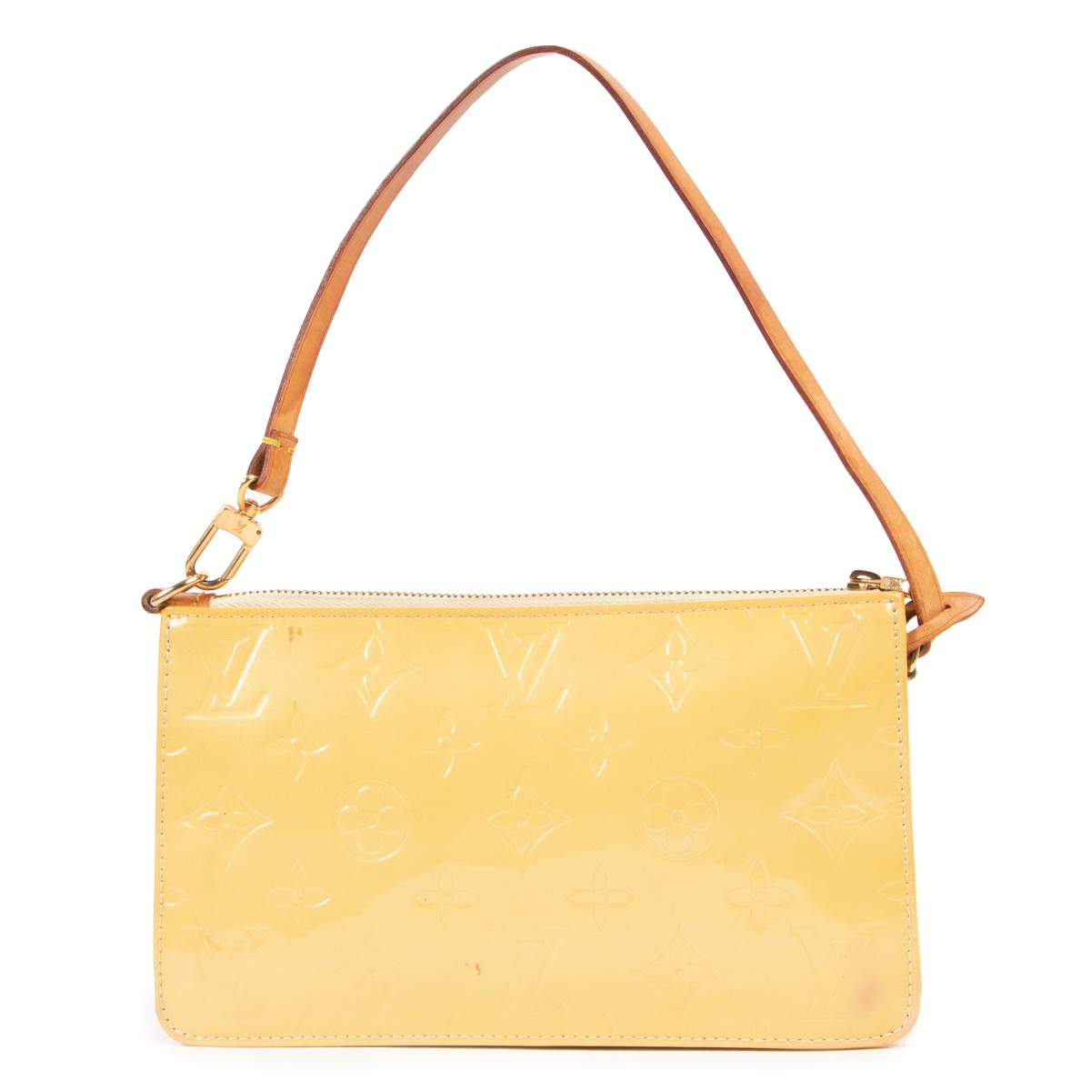 Lexington leather handbag Louis Vuitton Yellow in Leather - 37125500