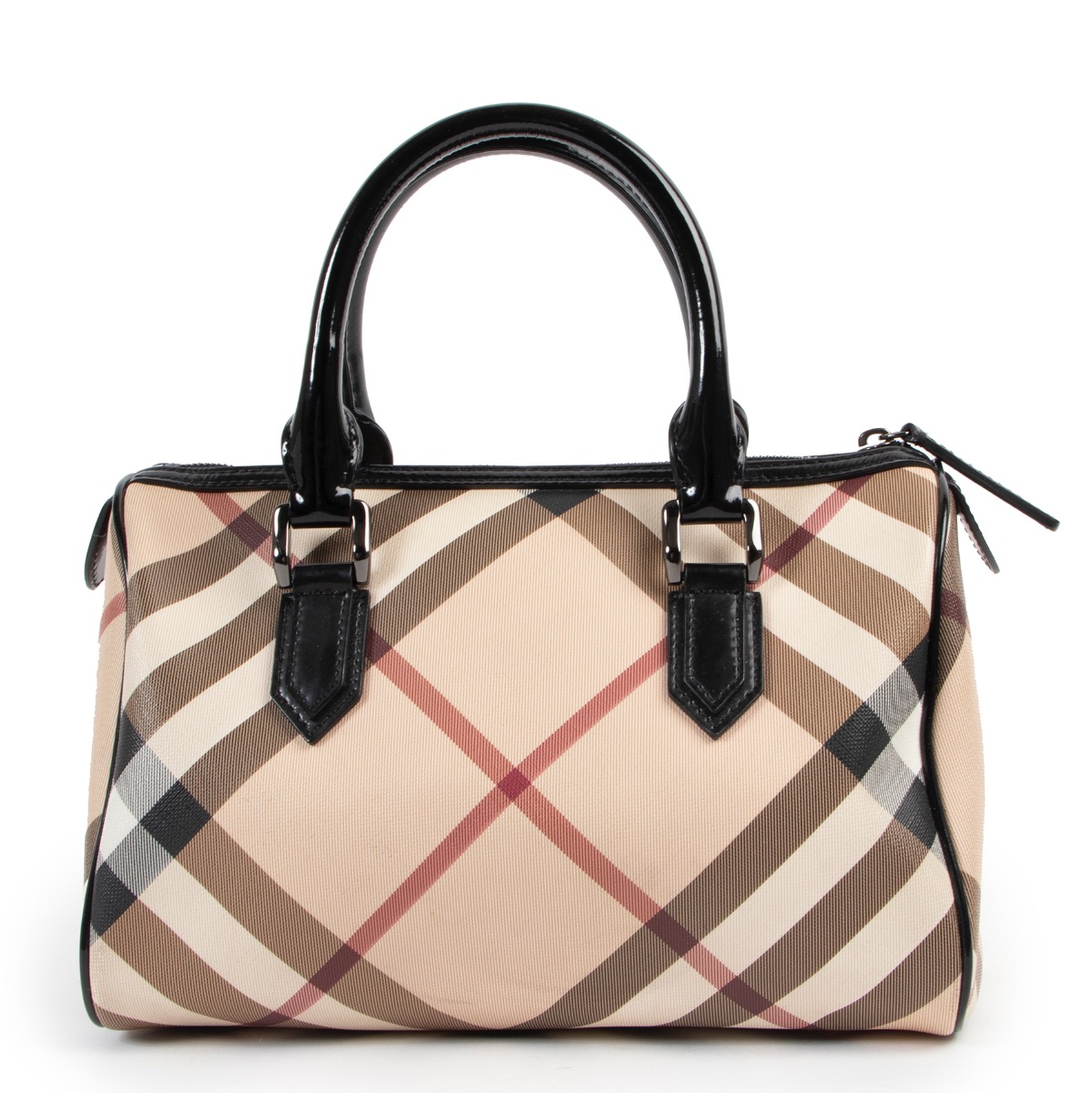 Boston Holdall in Charcoal - Men, Canvas | Burberry® Official
