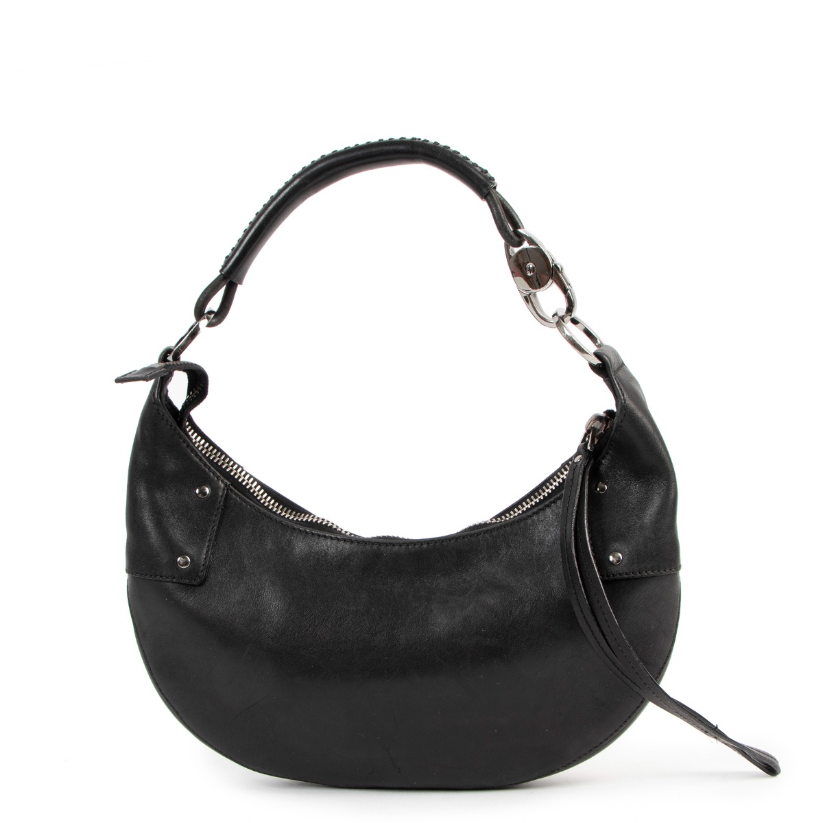 ★ノルディ★ Monogram Hobo Bag モノグラム ホボバッグ MUSINSA公式 | NDY monogram hobo bag black