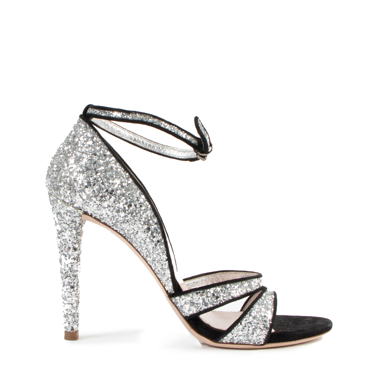 Miu Miu Glitter High Heels Miu Miu